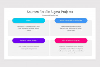 Six Sigma Diagram PowerPoint PPT Template | Nulivo Market