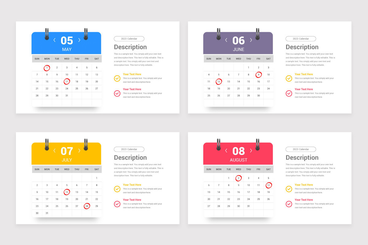 2023 Calendar PowerPoint Template | Nulivo Market 2023 calendar powerpoint template | nulivo market