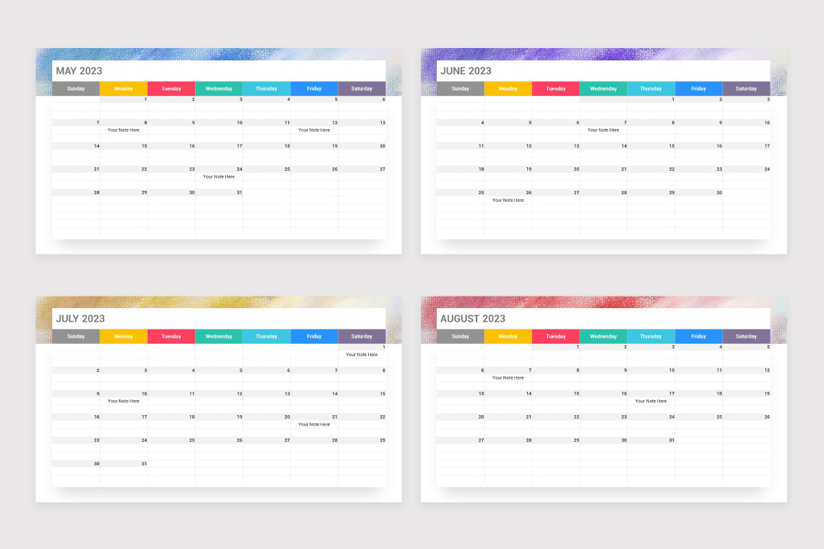 2023 Calendar Google Slides Template Nulivo Market