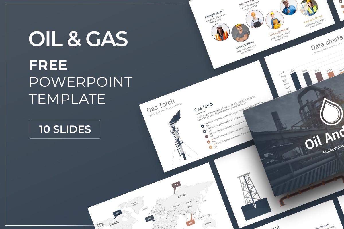 Oil and Gas PowerPoint Template Free Download | Nulivo Market