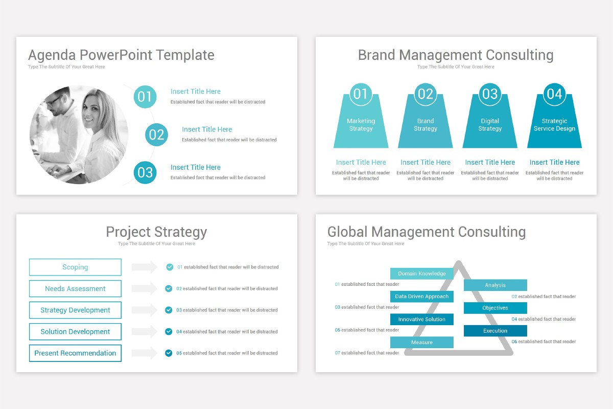 Management Consulting Free PowerPoint Template Nulivo Market