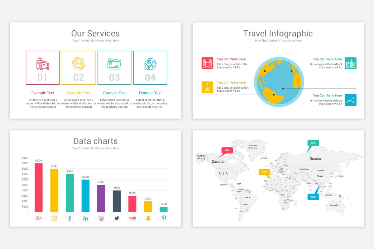 Travel and Tourism Free PowerPoint Presentation Template | Nulivo Market