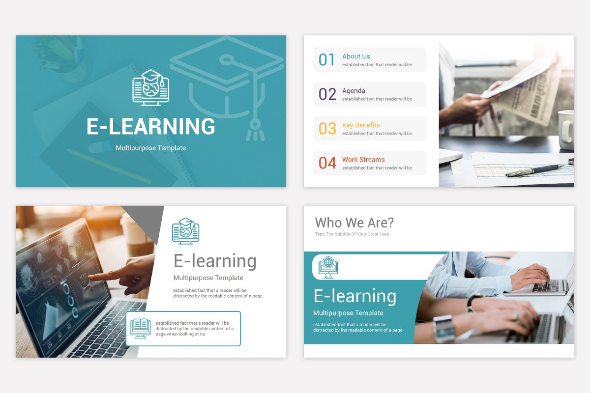 E-Learning Free Google Slides Theme For Presentation | Nulivo Market