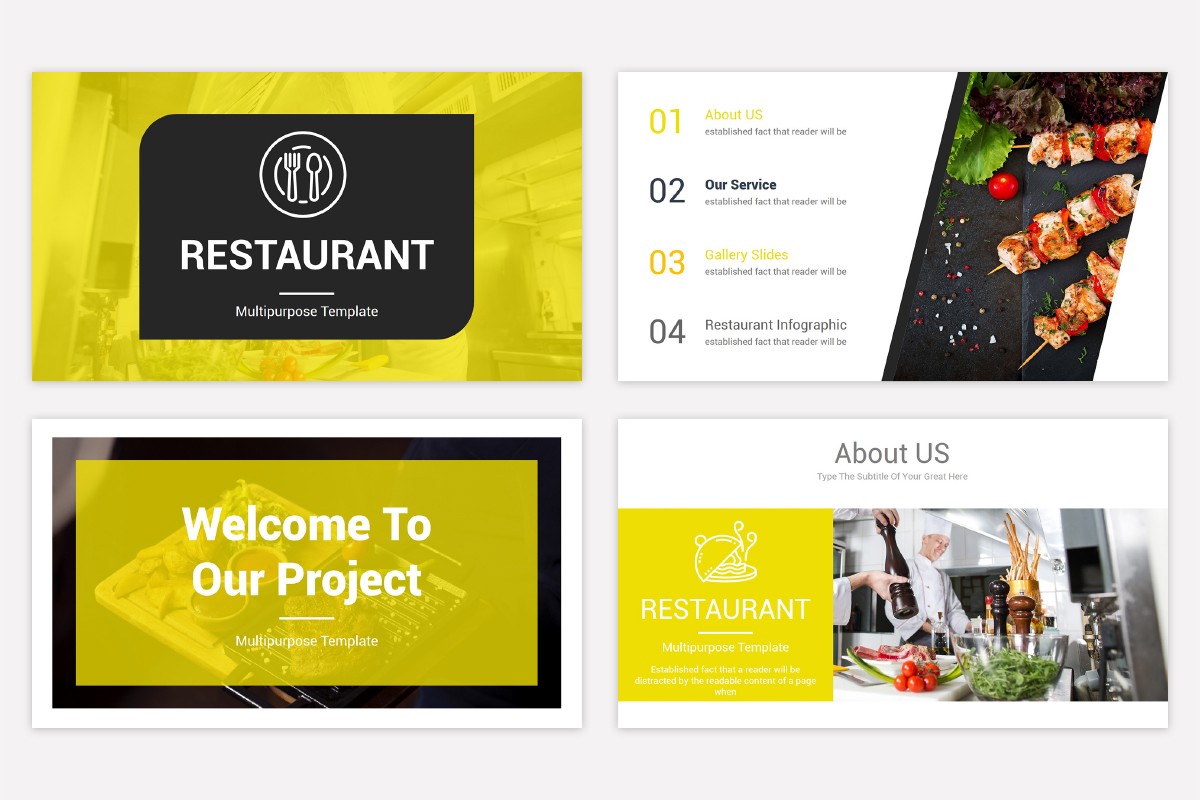 Food & Restaurant Free Google Slides Template Nulivo Market