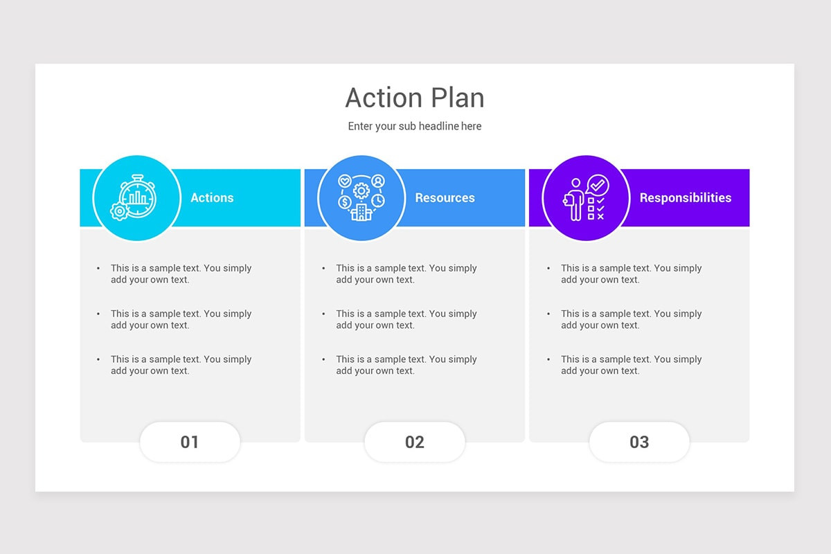 Action Plan PowerPoint Template Nulivo Market
