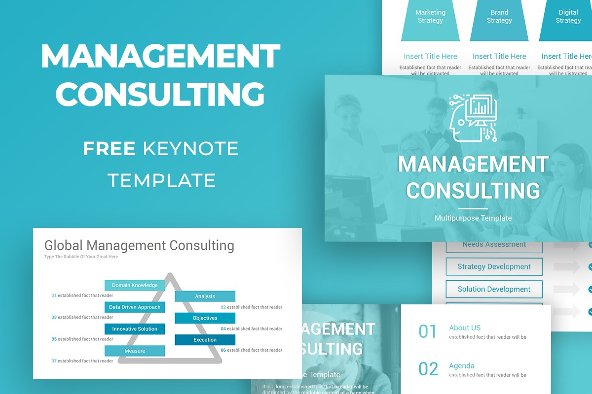 Free Management Consulting Keynote Template | Nulivo Market