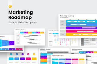 Marketing Roadmap Google Slides Template