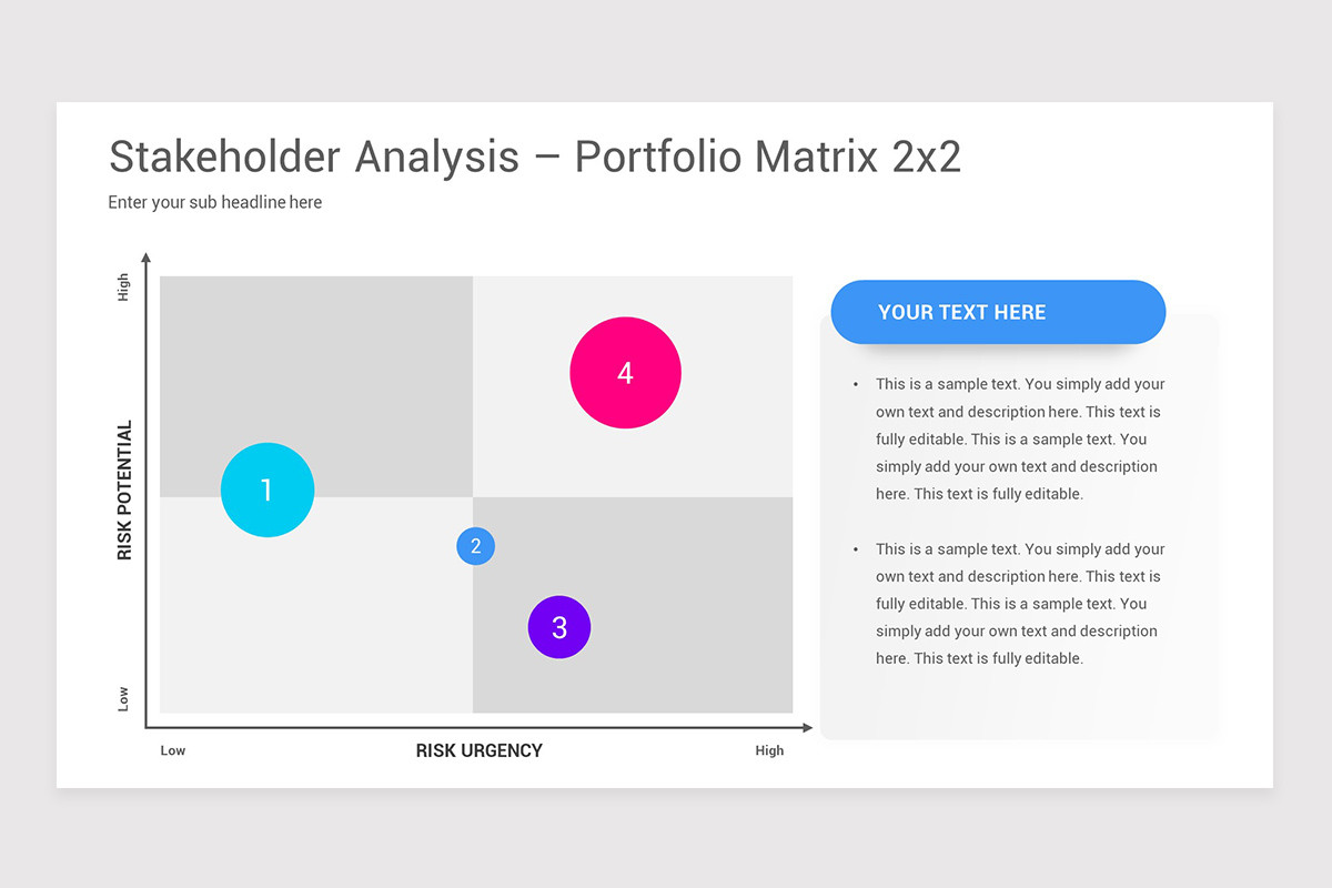 Stakeholder Matrix PowerPoint Template Nulivo Market