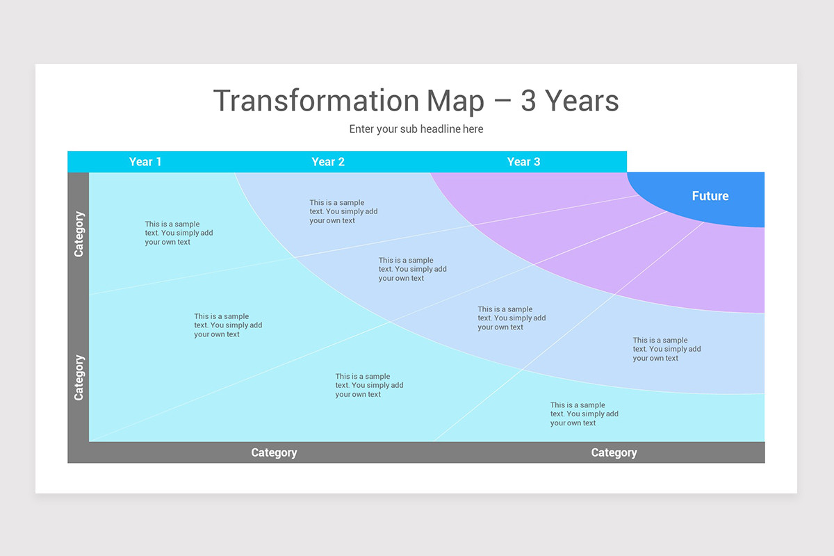 Transformation Map Diagrams Google Slides Template | Nulivo Market