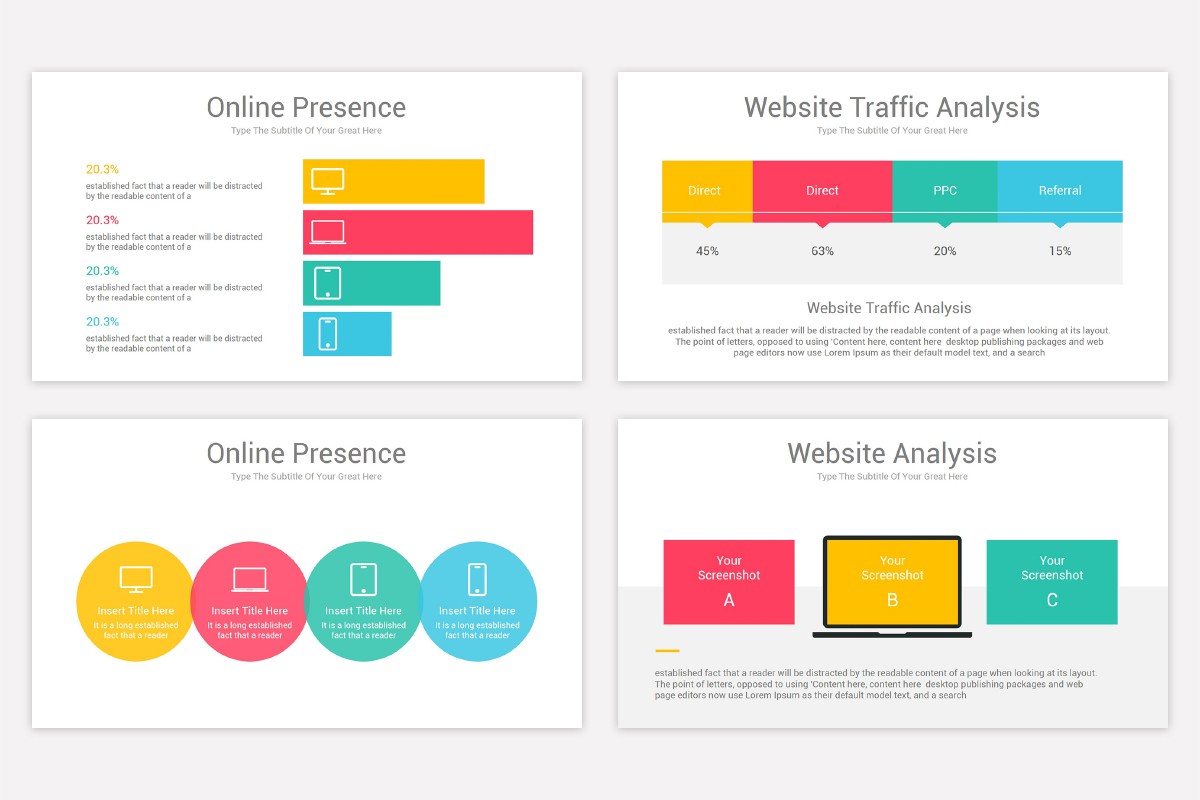 Website Analysis Free PowerPoint Template | Nulivo Market