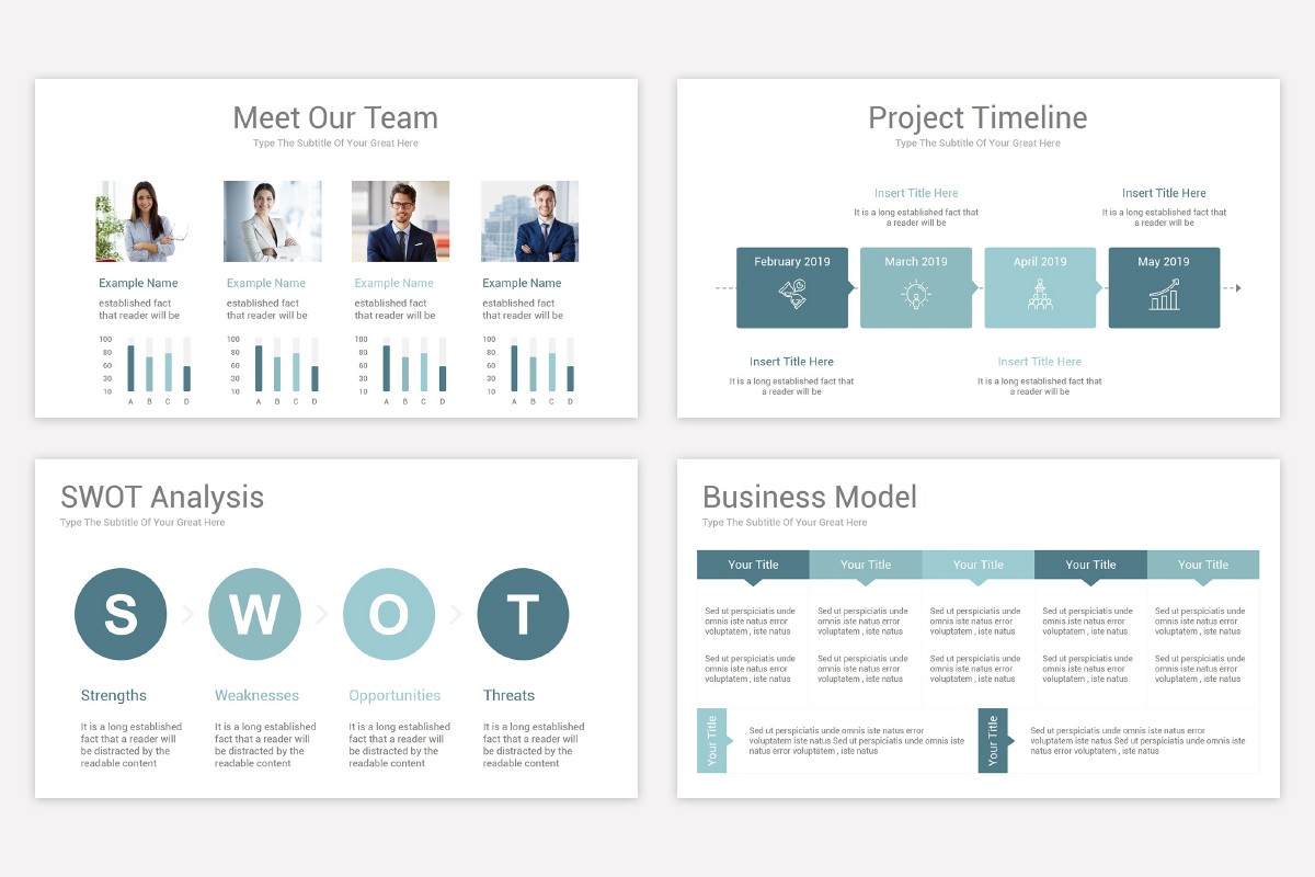 Best Business Plan Free PowerPoint Template | Nulivo Market