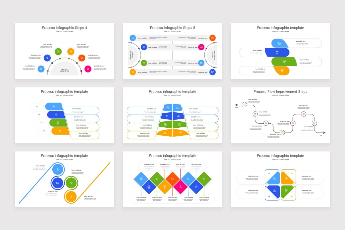 Custom Process PowerPoint Template | Nulivo Market