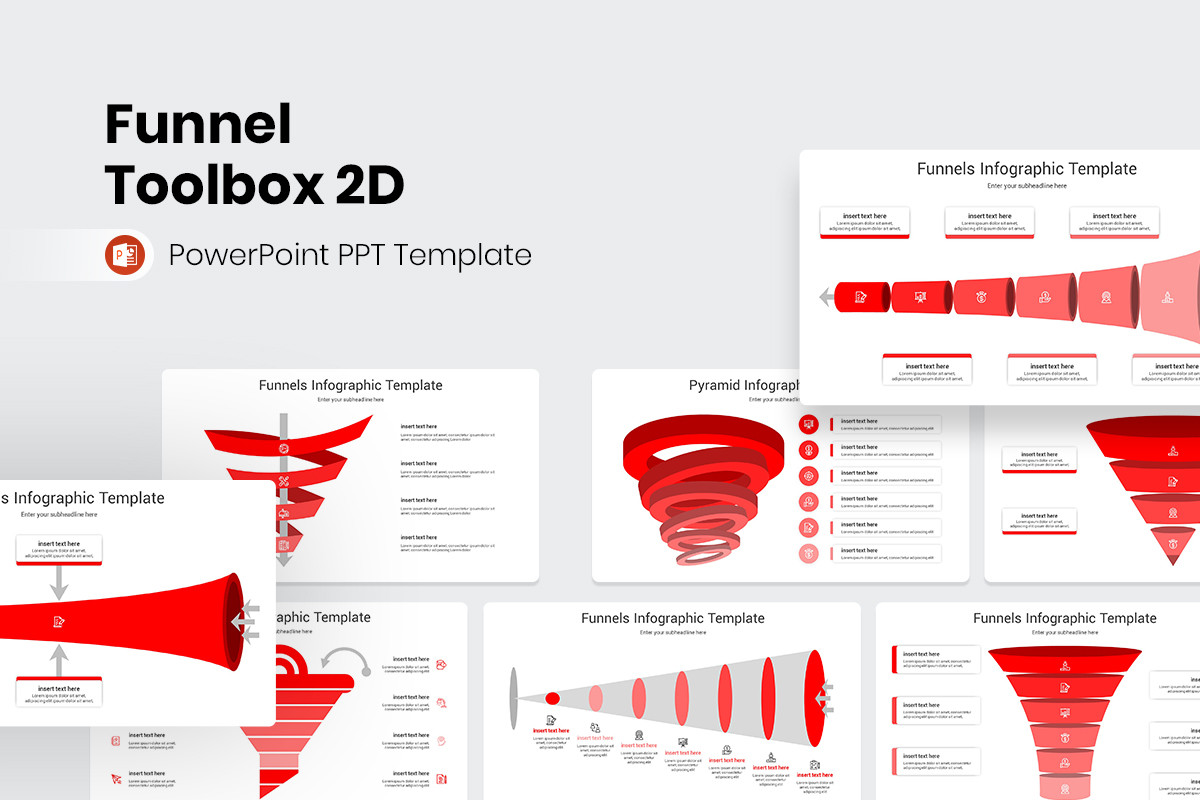 Funnel Toolbox 2D PowerPoint Template | Nulivo Market