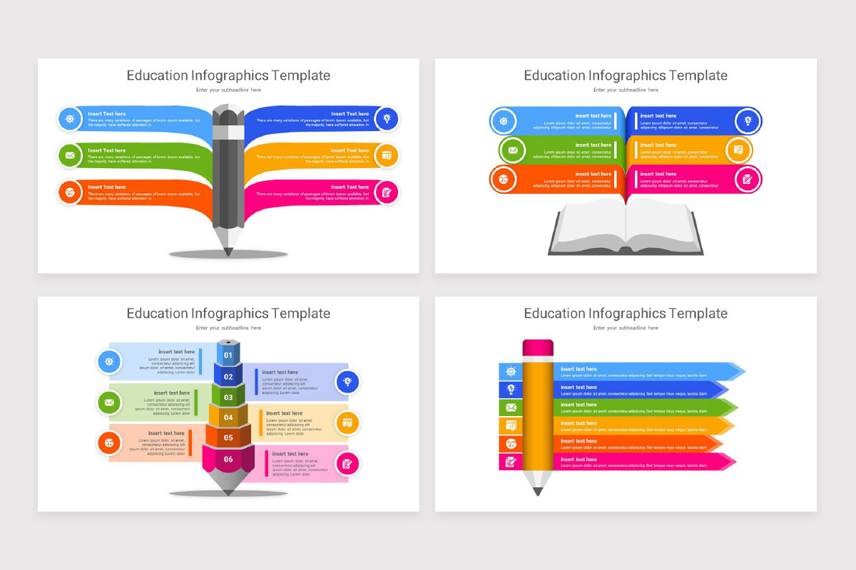 Education Infographics PowerPoint Template | Nulivo Market