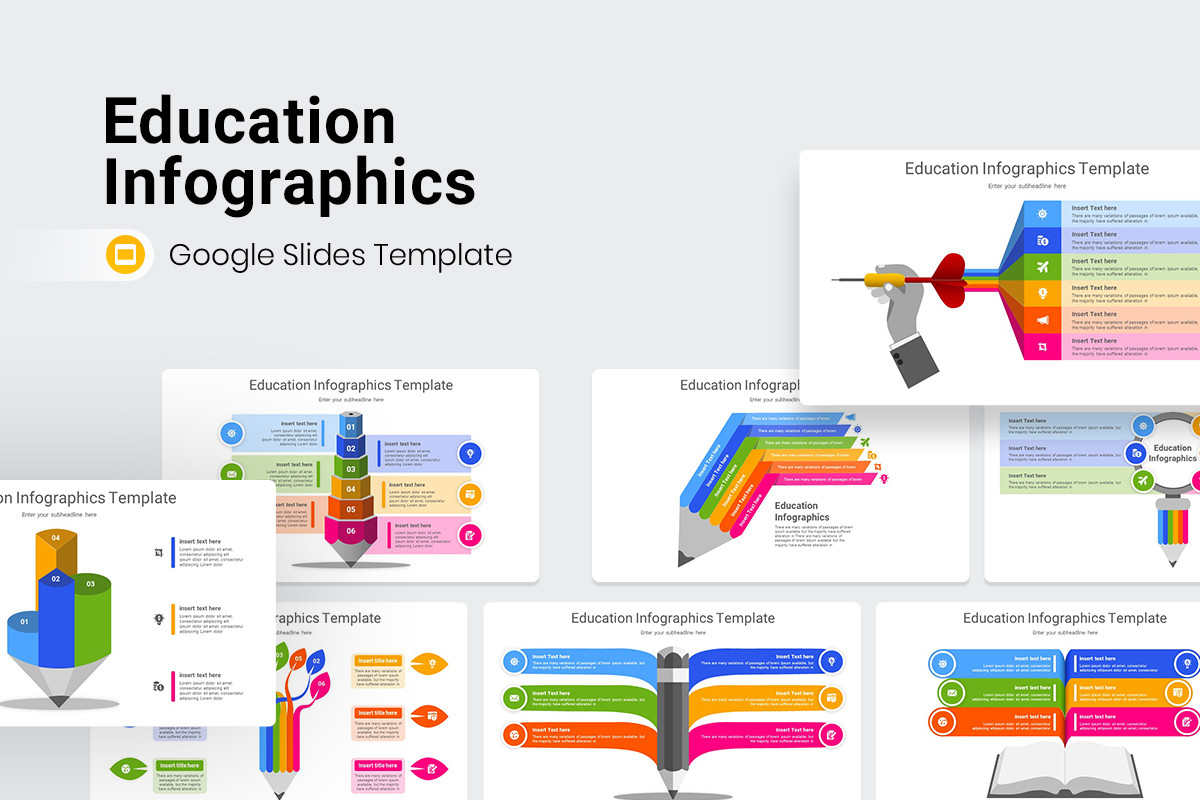 Education Infographics Google Slide Template | Nulivo Market