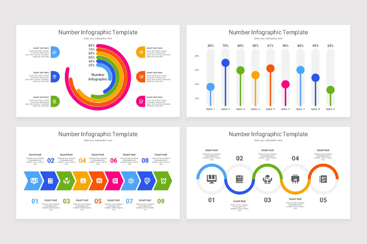 Number Infographics Keynote Template | Nulivo Market