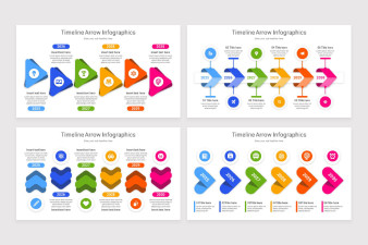 Timeline Arrow Infographics Keynote Template | Nulivo Market