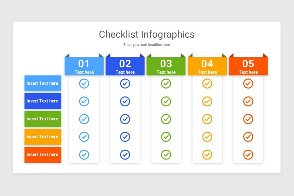 Checklist Infographics PowerPoint Template | Nulivo Market