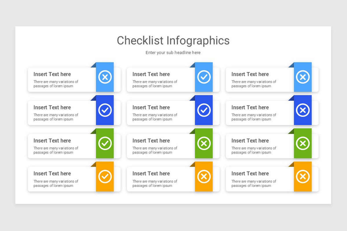 Checklist Infographics PowerPoint Template | Nulivo Market