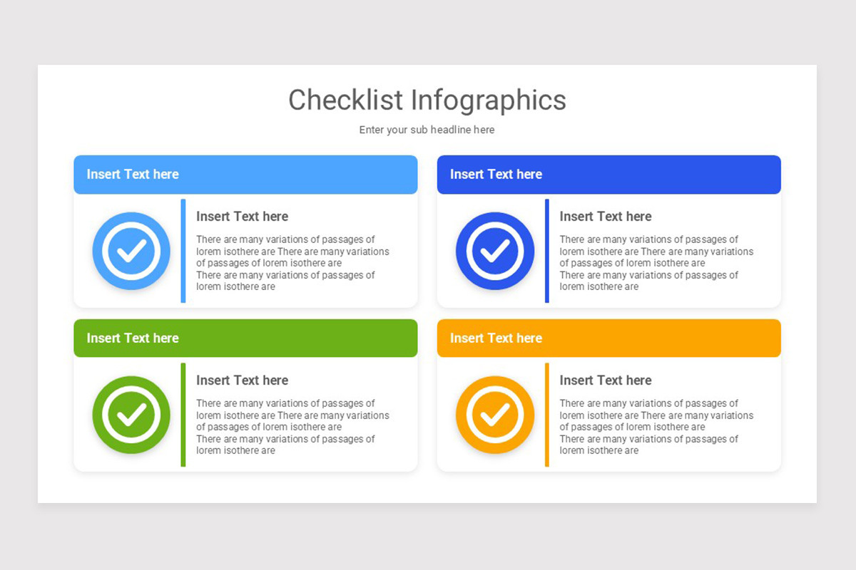 Checklist Infographics PowerPoint Template | Nulivo Market