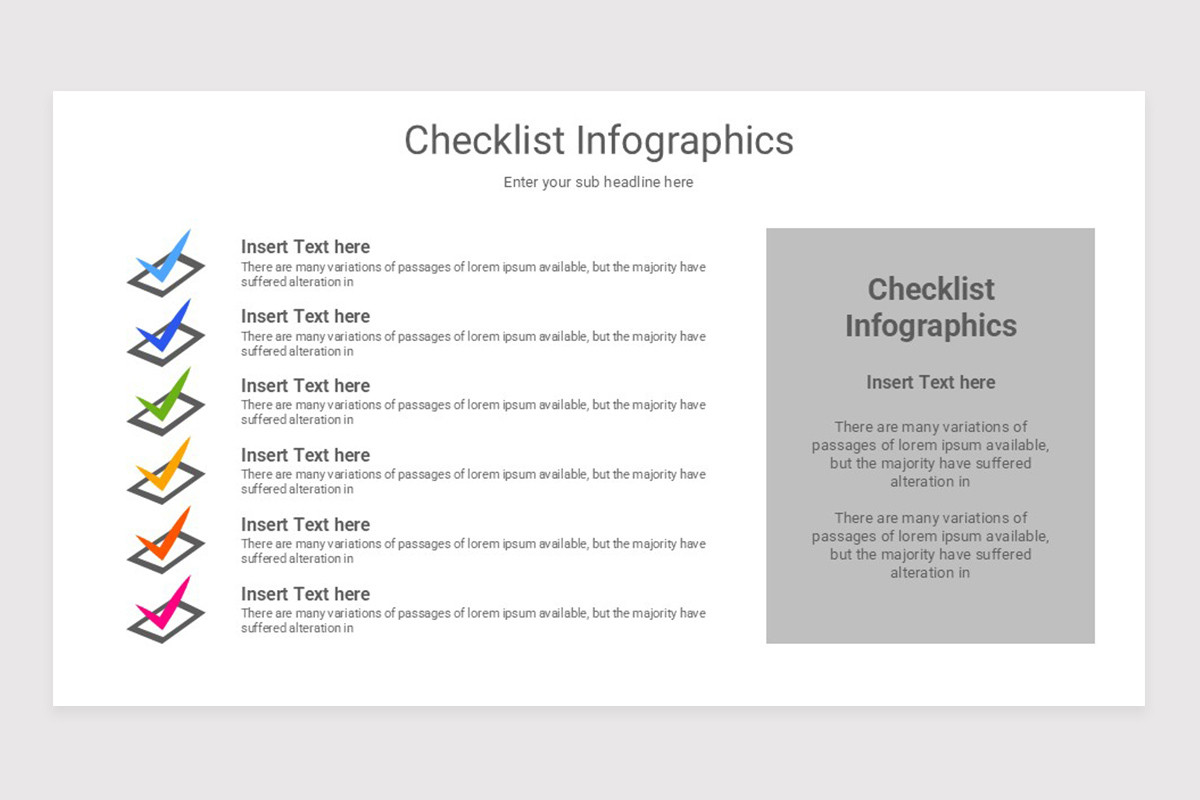 Example Powerpoint Checklistbox Checklist Infographics PowerPoint Template | Nulivo Market