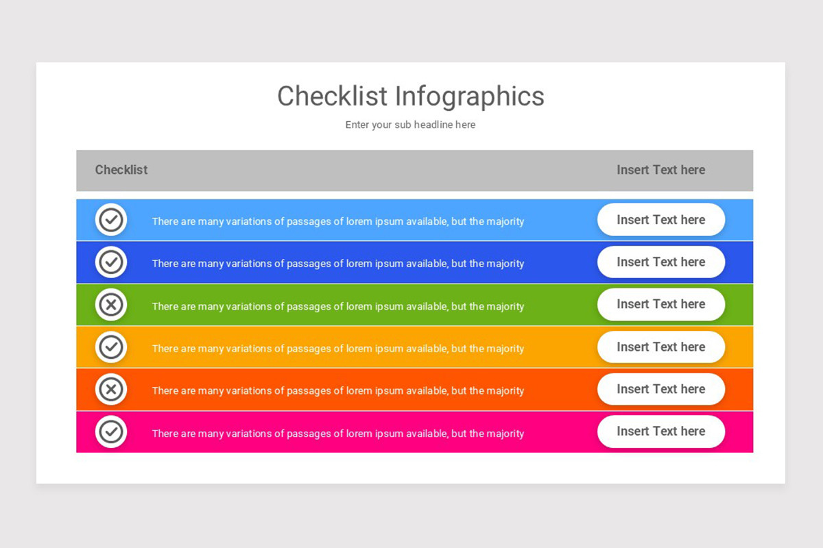 Example Powerpoint Checklistbox Checklist Infographics PowerPoint Template | Nulivo Market