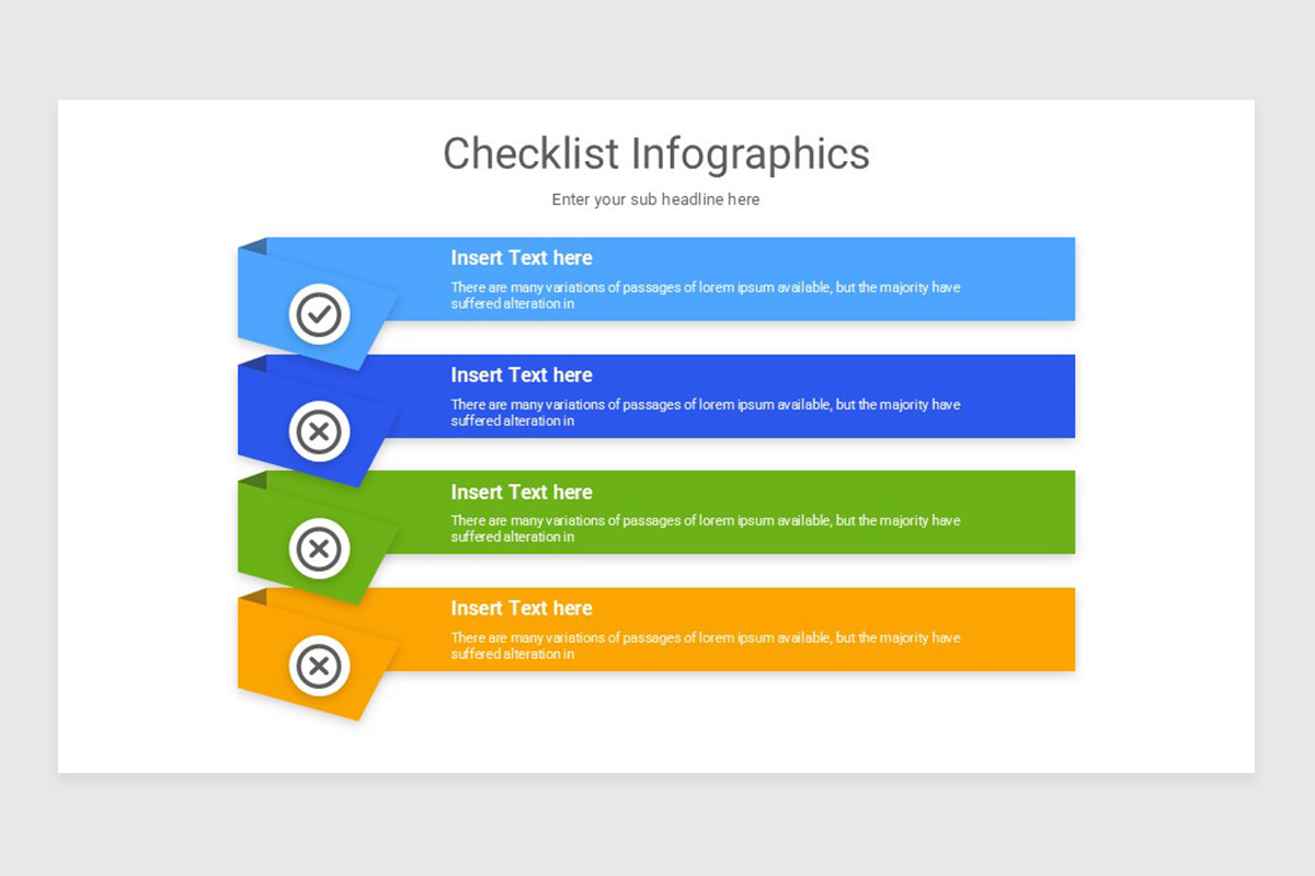 Checklist Infographics Keynote Template | Nulivo Market