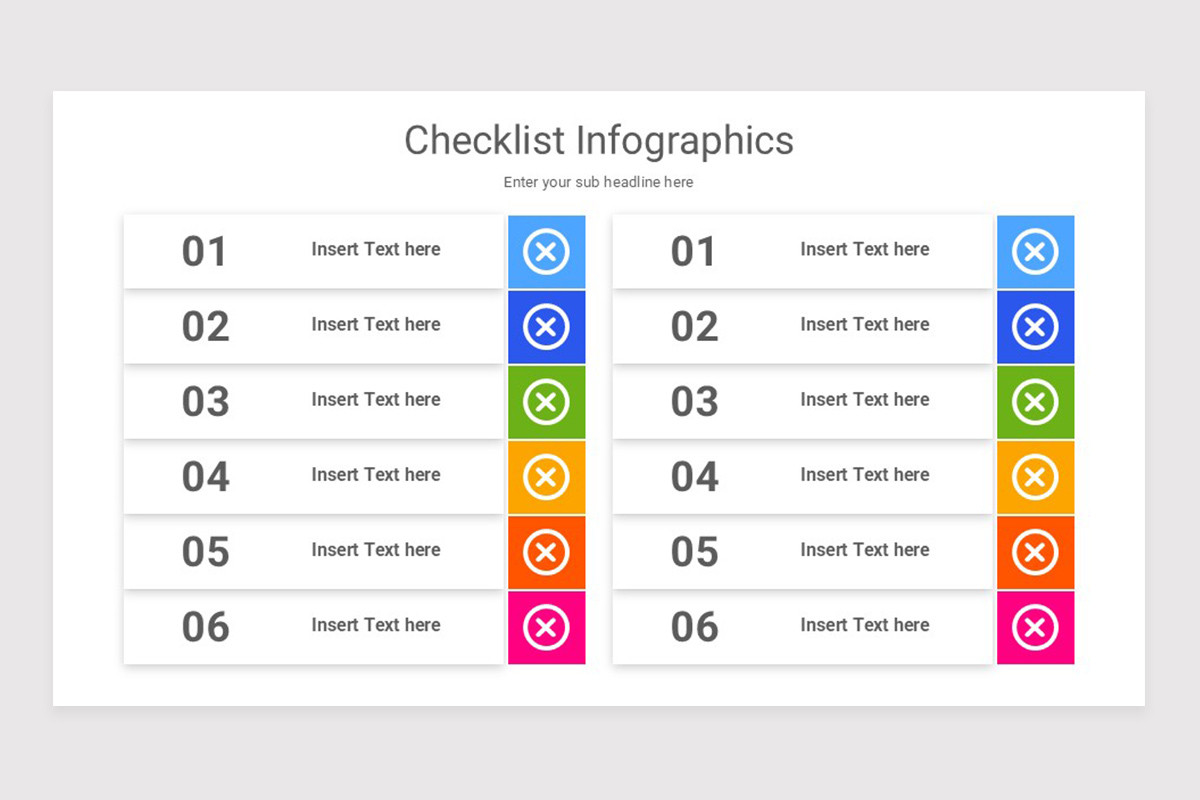 Checklist Infographics Keynote Template | Nulivo Market