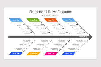 Fishbone Ishikawa Diagrams PowerPoint Template | Nulivo Market