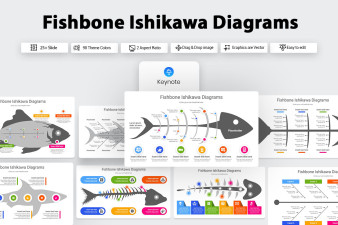 Fishbone Ishikawa Diagrams Keynote Template