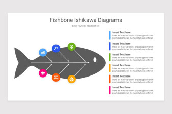 Fishbone Ishikawa Diagrams Keynote Template | Nulivo Market