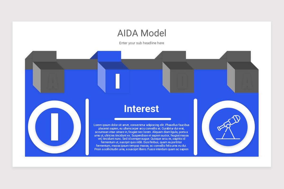 AIDA Model Keynote Template | Nulivo Market