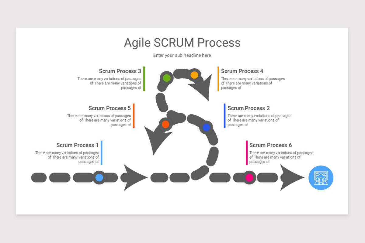 Agile Scrum Process PowerPoint Template | Nulivo Market