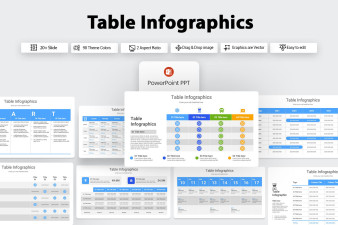 Table Infographics PowerPoint Template