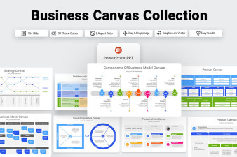 Business Canvas Collection PowerPoint Template