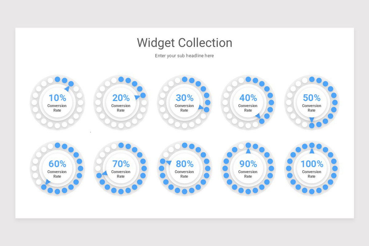 Widget Collection PowerPoint Template | Nulivo Market