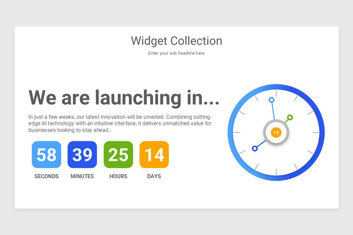 Widget Collection PowerPoint Template | Nulivo Market