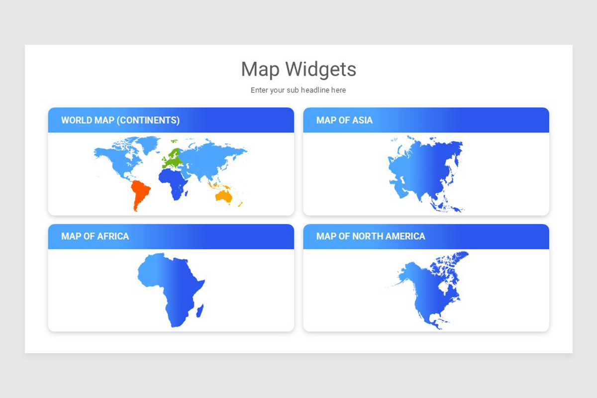 Widget Collection PowerPoint Template | Nulivo Market