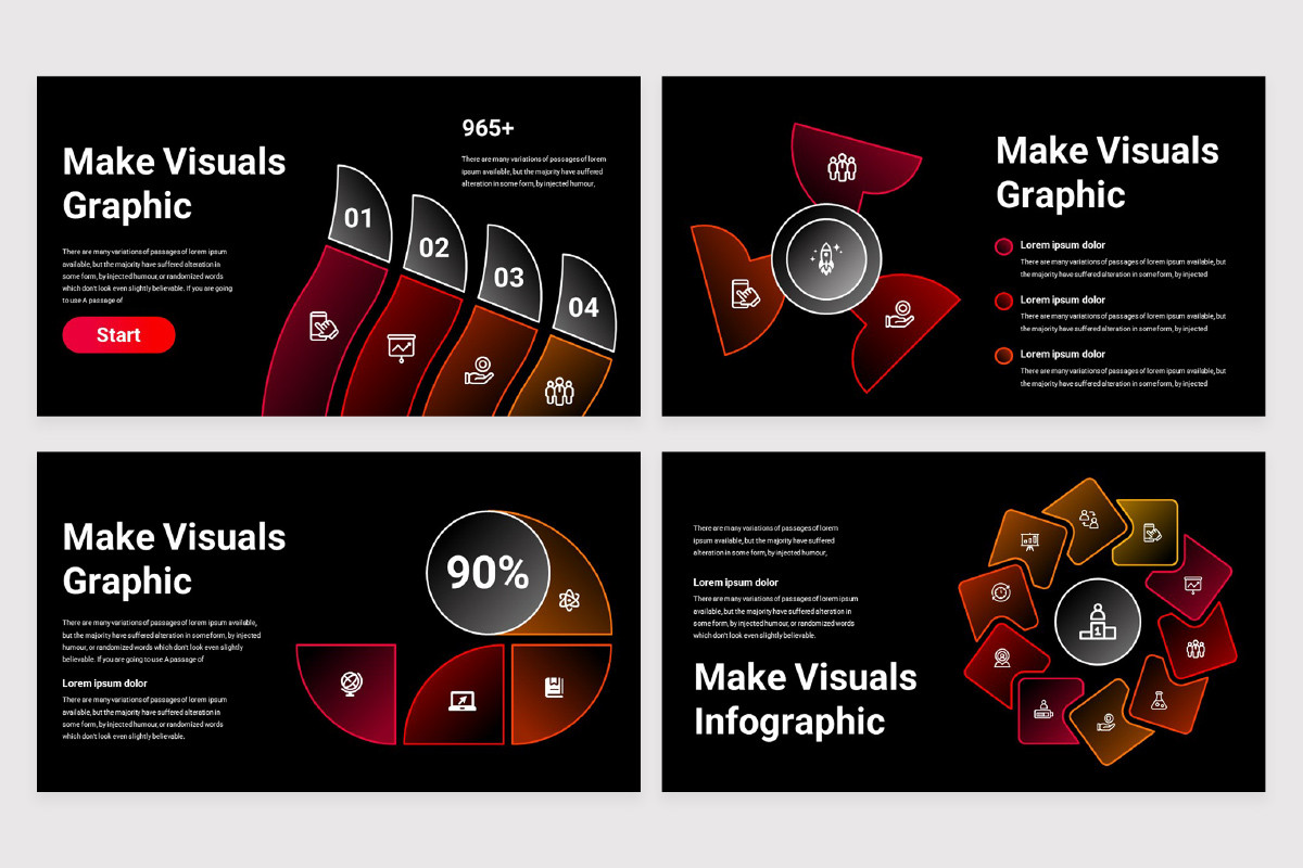New Trend Process Infographic PowerPoint Template | Nulivo Market