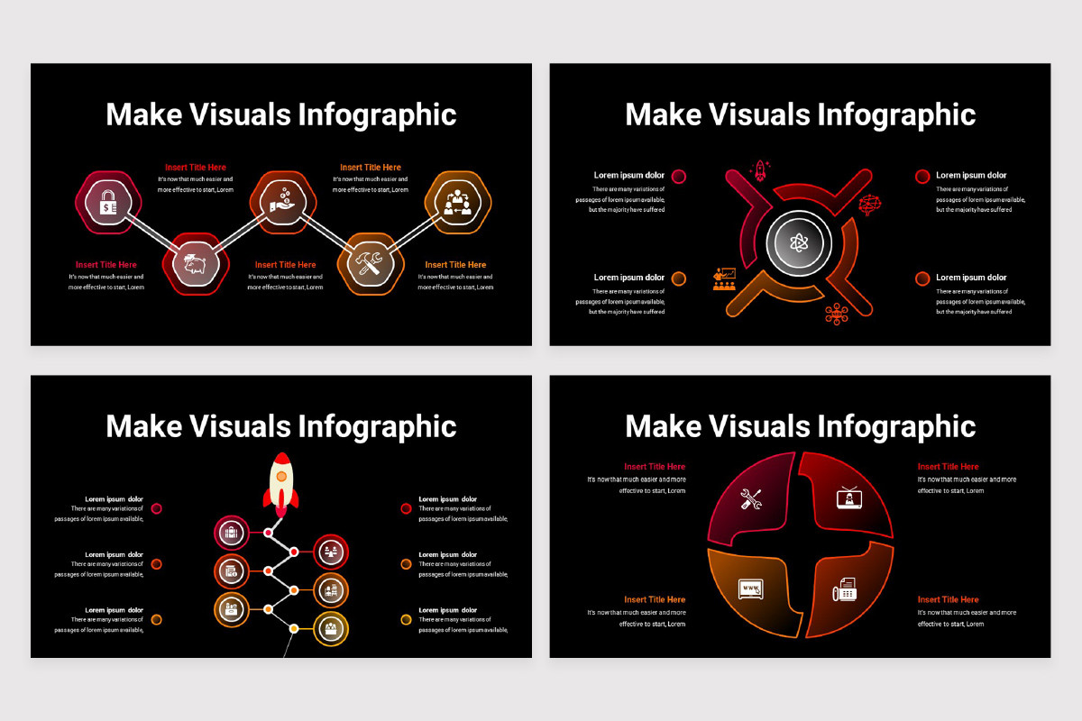 Trend Process Flow Infographic Workflow