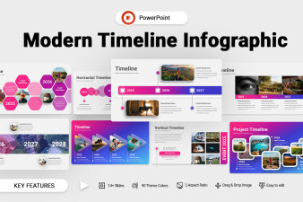 Modern Timeline Infographic PowerPoint Template