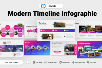 Modern Timeline Infographic Keynote Template