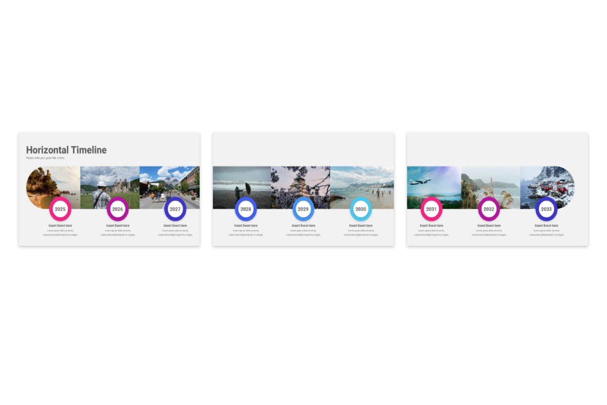 Modern Timeline Infographic Google Slide Template