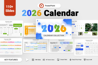 2026 Calendar PowerPoint Template