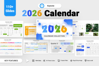 2026 Calendar Keynote Template