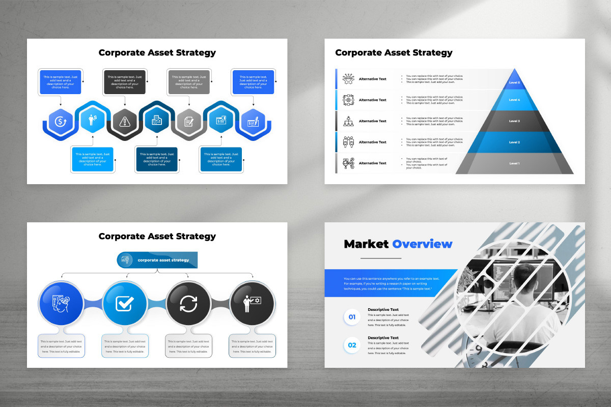 Corporate Asset Strategy Google Slides Template