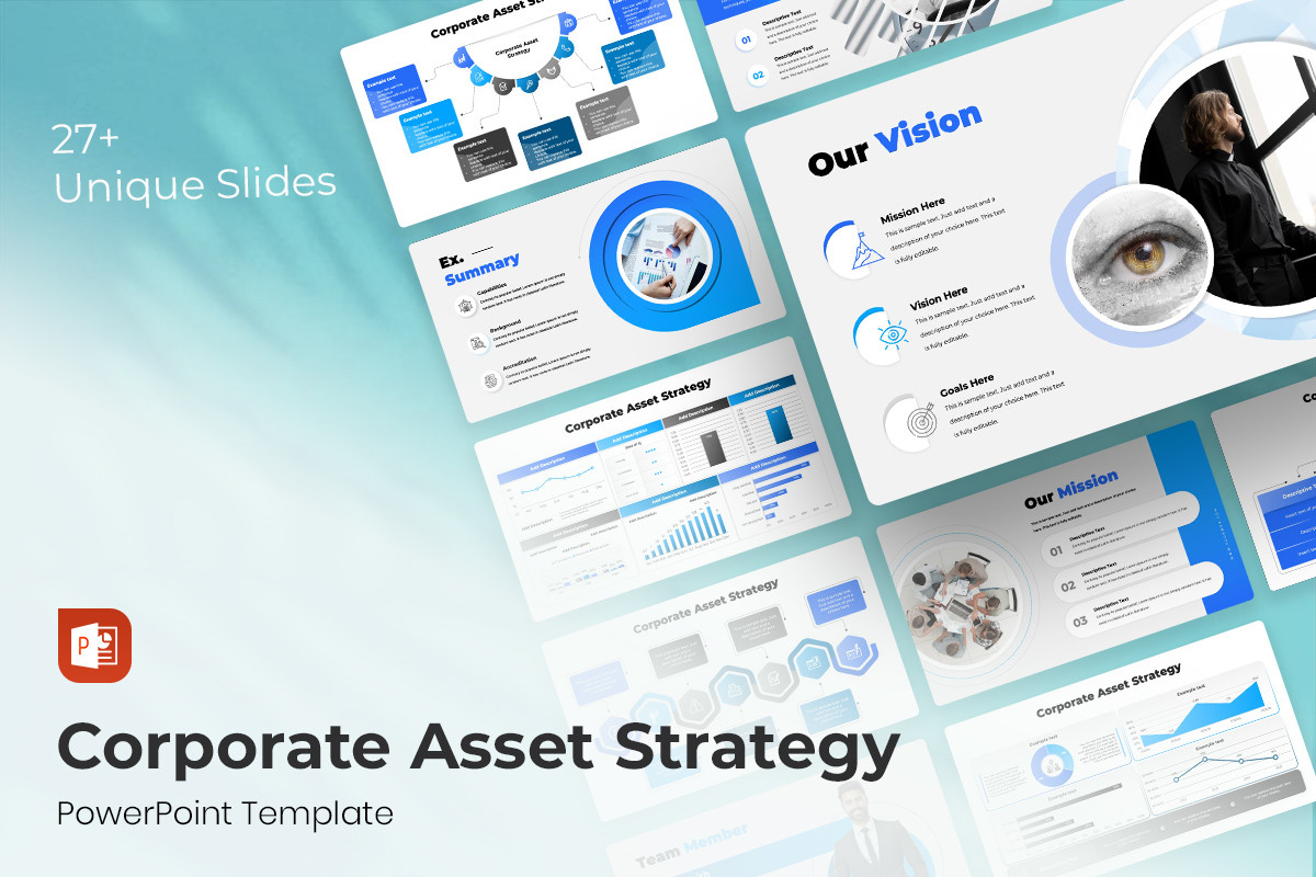 Powerpoint Asset Library Corporate Asset Strategy PowerPoint Template | Nulivo Market