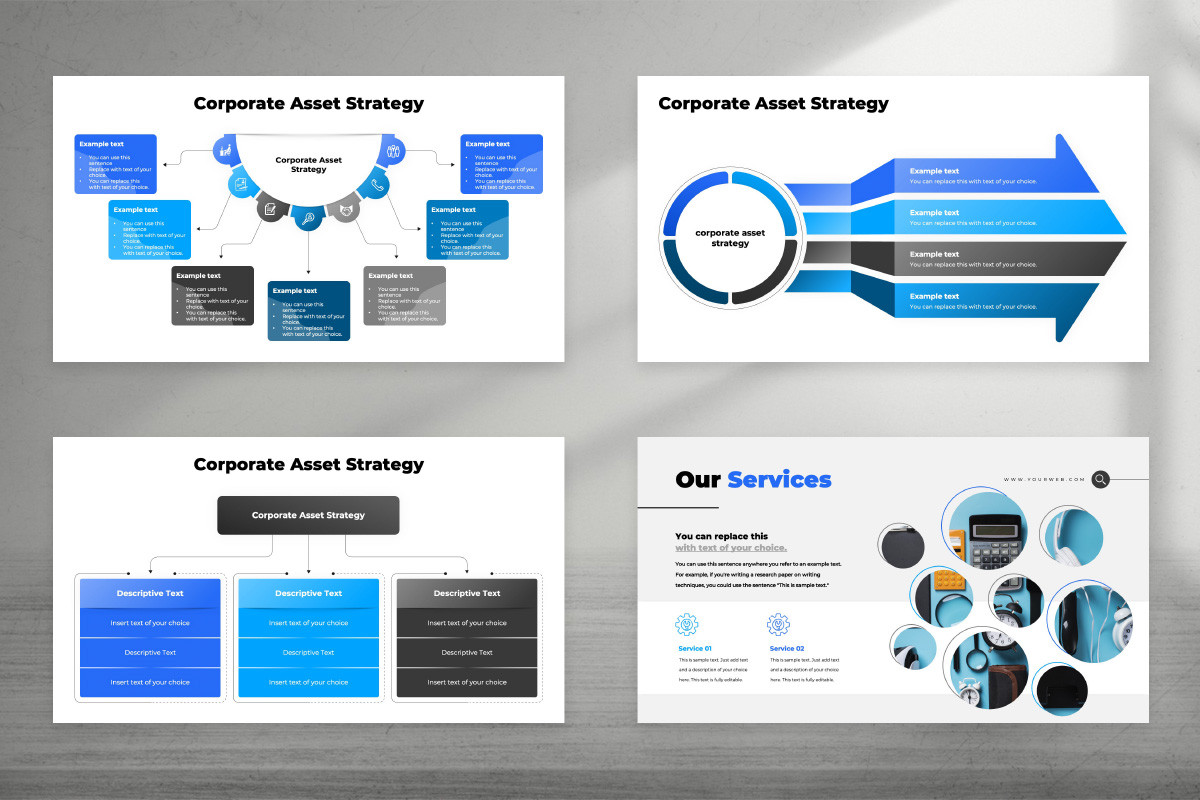 Corporate Asset Strategy PowerPoint Template