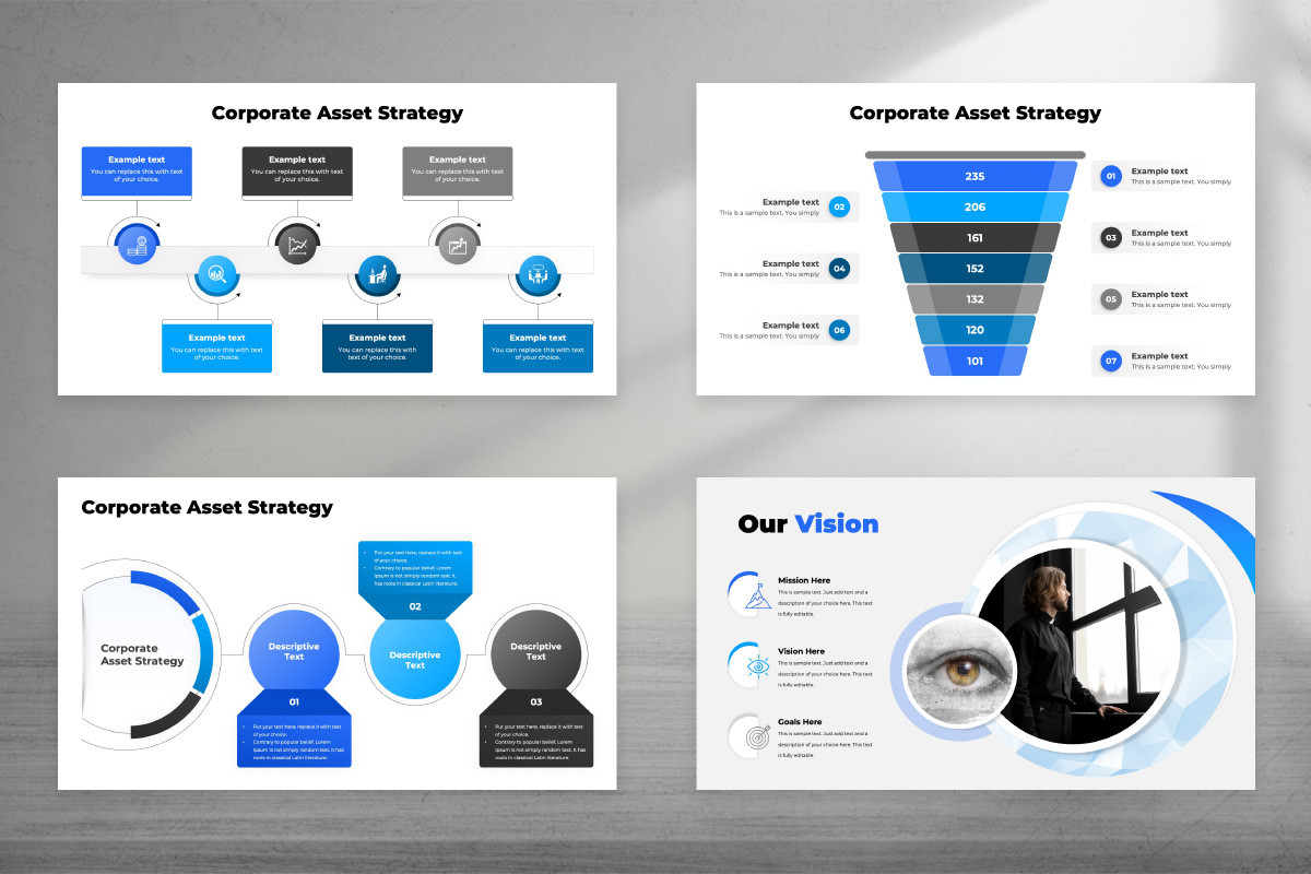 Corporate Asset Strategy PowerPoint Template