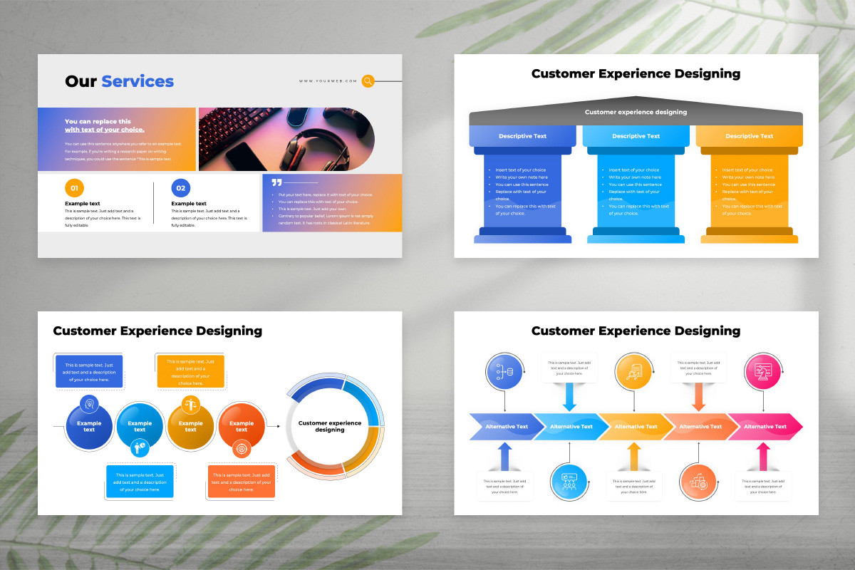 Customer Experience Designing PowerPoint Template | Nulivo Market